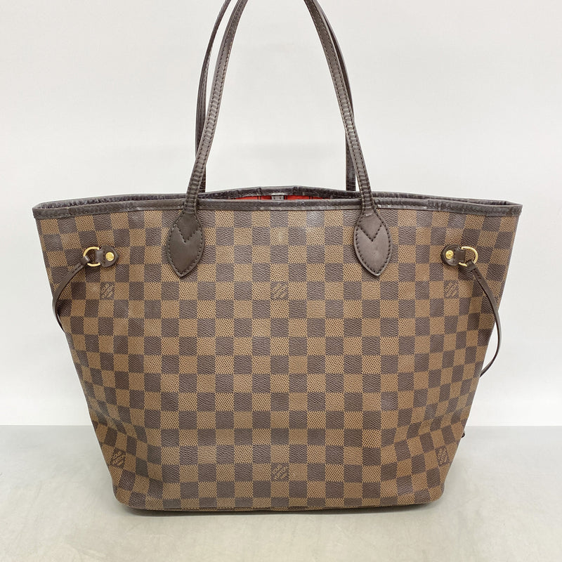 【6ie6724】ルイヴィトン トートバッグ ダミエ ネヴァーフルMM N51105 エベヌ【中古】レディース