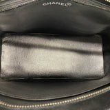 【6ie6730】シャネル トートバッグ 復刻トート キャビアスキン ブラック シルバー金具【中古】レディース