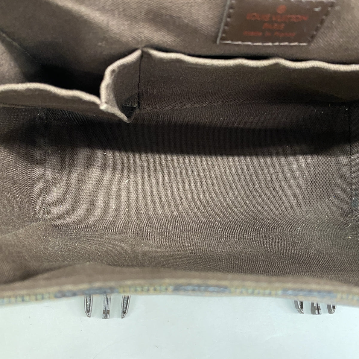 【6ie6736】ルイヴィトン ショルダーバッグ ダミエ リポーターメルヴィール N51126 エベヌ【中古】レディース