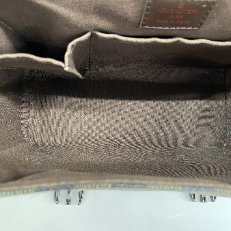 【6ie6736】ルイヴィトン ショルダーバッグ ダミエ リポーターメルヴィール N51126 エベヌ【中古】レディース