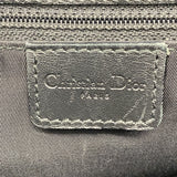 【6ie6739】クリスチャンディオール ショルダーバッグ トロッター ナイロンキャンバス ブラック シルバー金具【中古】レディース