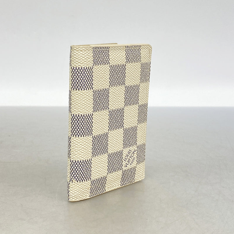 【6ie6746】ルイヴィトン カードケース ダミエ・アズール ポケットオーガナイザー N63144 ホワイト【中古】レディース