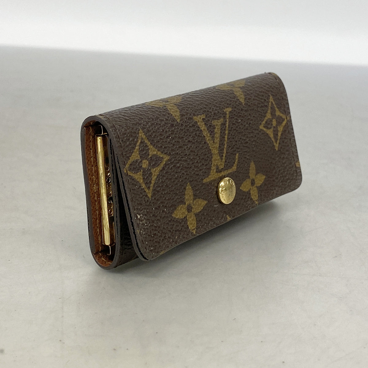 【6ie6747】ルイヴィトン キーケース モノグラム ミュルティクレ4 M69517 ブラウン【中古】レディース