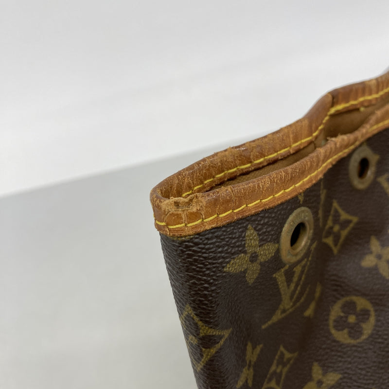 【6ie6751】ルイヴィトン ショルダーバッグ モノグラム プチノエ M42226 ブラウン【中古】レディース