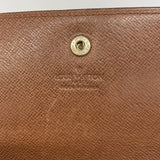 【6ie6754】ルイヴィトン 長財布 モノグラム ポシェットポルトモネクレディ M61723 ブラウン【中古】レディース