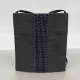 【6ie6756】エルメス ショルダーバッグ エールラインポシェット ナイロン グレー【中古】レディース