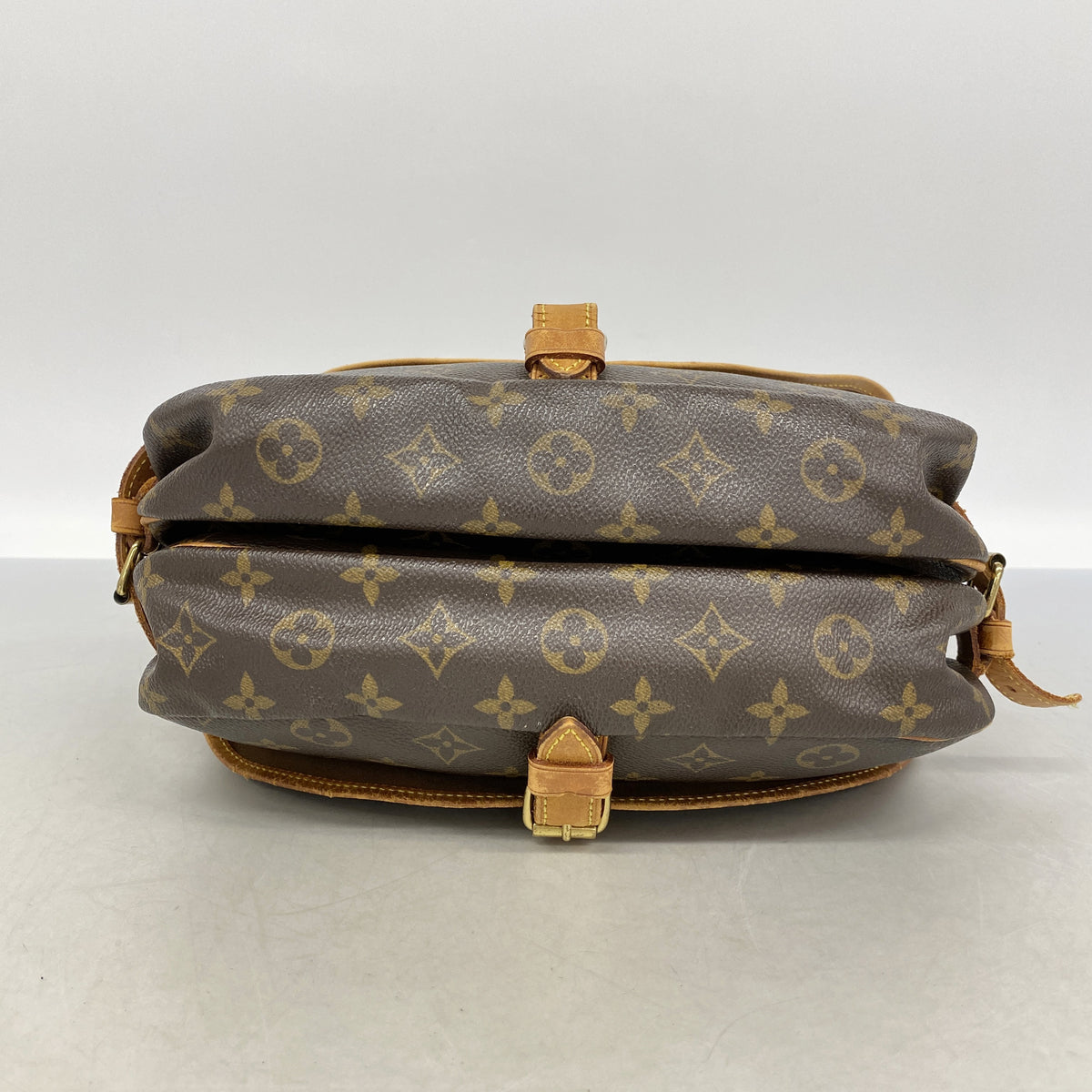 【6ie6762】ルイヴィトン ショルダーバッグ モノグラム ソミュール30 M42256 ブラウン【中古】レディース