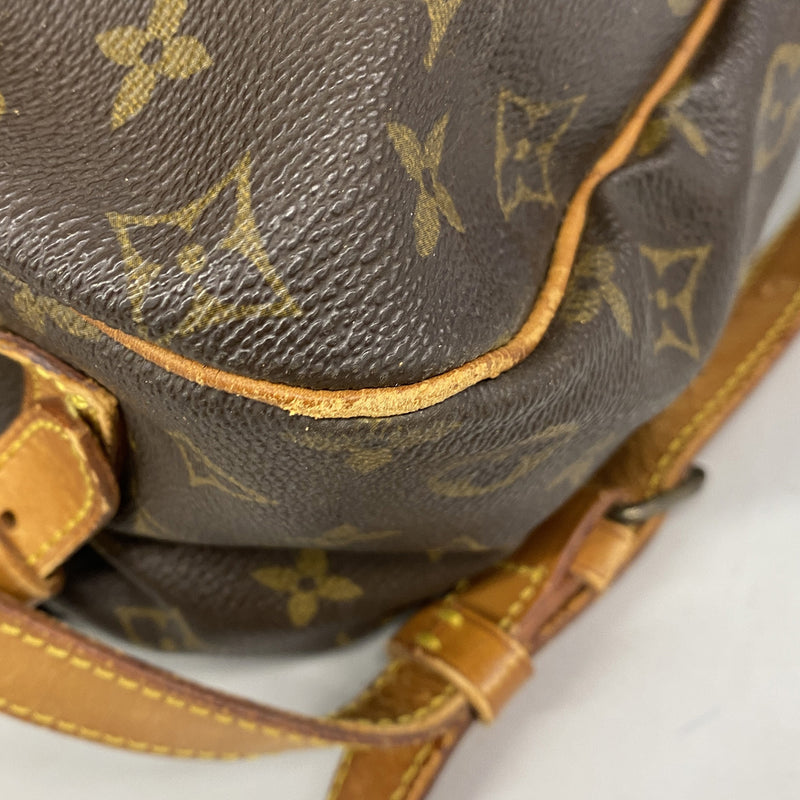 【6ie6772】ルイヴィトン ショルダーバッグ モノグラム ソミュール35 M42254 ブラウン【中古】レディース