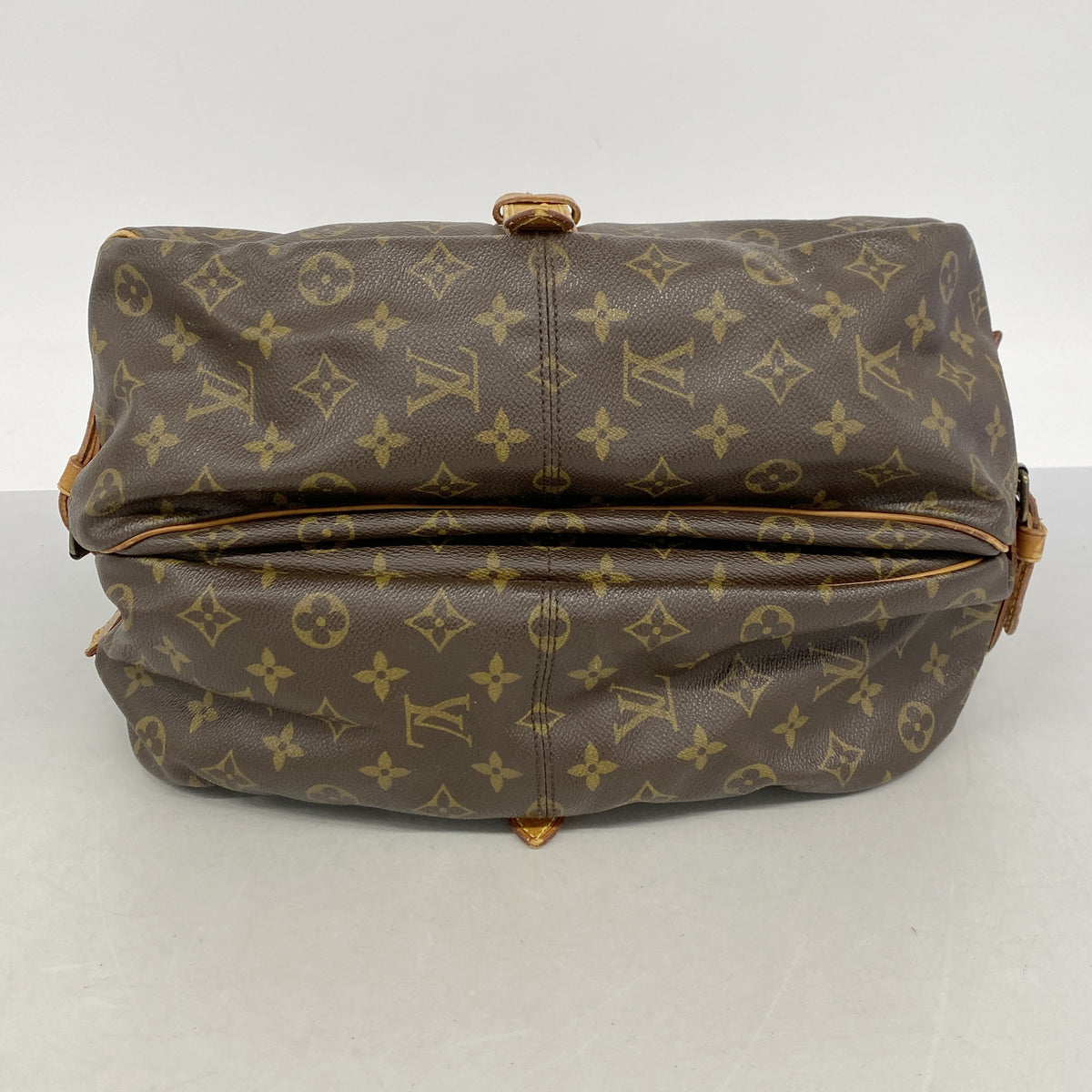 【6ie6772】ルイヴィトン ショルダーバッグ モノグラム ソミュール35 M42254 ブラウン【中古】レディース