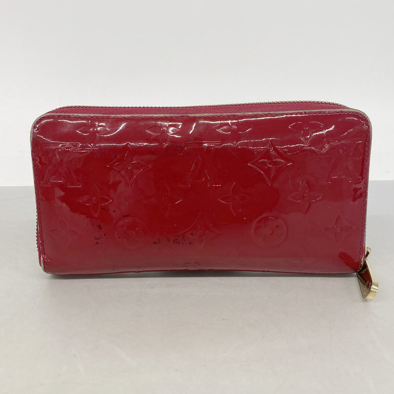 【6ie6776】ルイヴィトン 長財布 ヴェルニ ジッピーウォレット M91597 ローズアンディアン【中古】レディース