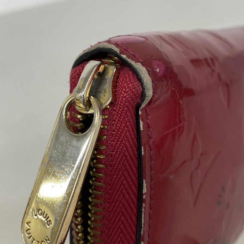【6ie6776】ルイヴィトン 長財布 ヴェルニ ジッピーウォレット M91597 ローズアンディアン【中古】レディース