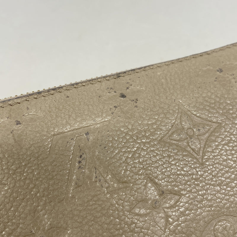 【6ie6777】ルイヴィトン 長財布 モノグラム・アンプラント ジッピーウォレット M69034 トゥルトレール【中古】レディース