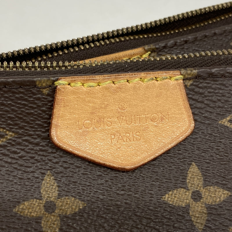 【6ie6783】ルイヴィトン ショルダーバッグ モノグラム ミュルティポシェットアクセソワール M44813 カーキ マロン 2wayバッグ【中古】レディース