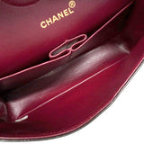 【6ie6789】シャネル ショルダーバッグ マトラッセ Wフラップ Wチェーン ラムスキン ブラック ゴールド金具【中古】レディース