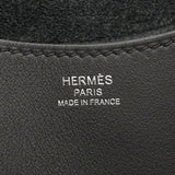 【6ie6794】エルメス ハンドバッグ インザループ18 トリヨンクレマンス スイフト ブラック シルバー金具 K刻印【中古】レディース