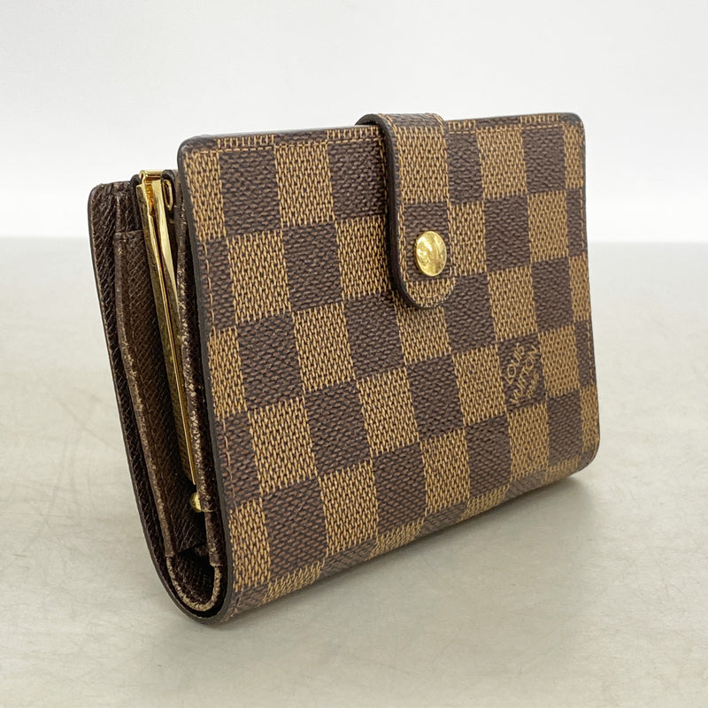 【6ie6805】ルイヴィトン 財布 ダミエ ポルトモネビエヴィエノワ N61664 エベヌ【中古】レディース