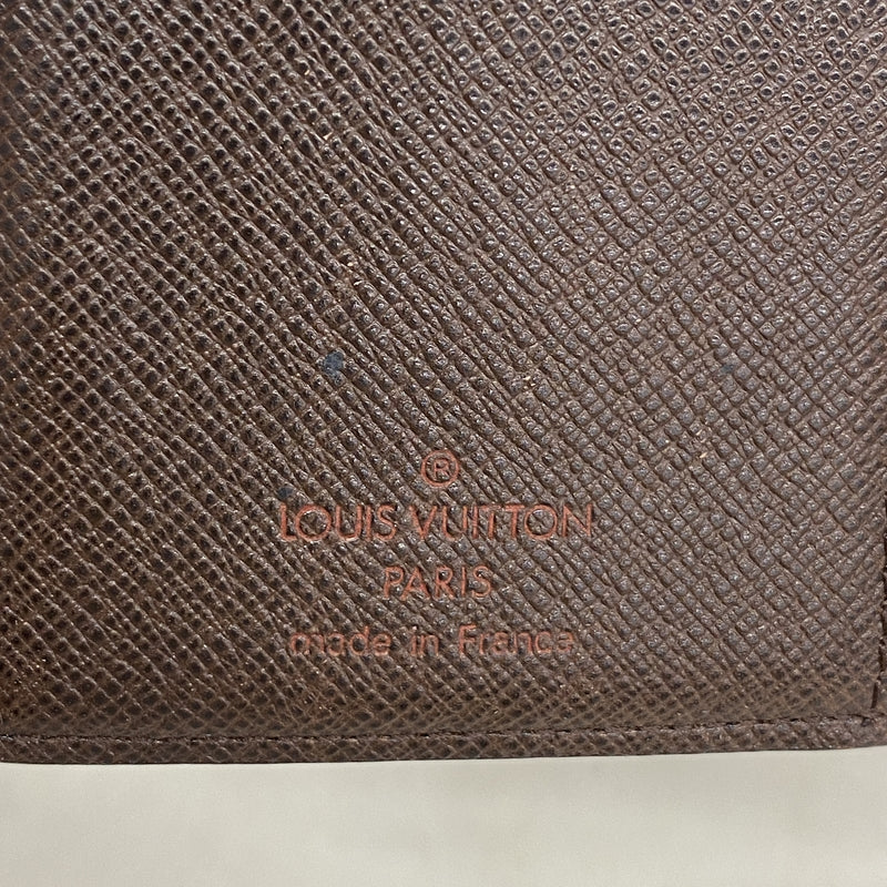【6ie6805】ルイヴィトン 財布 ダミエ ポルトモネビエヴィエノワ N61664 エベヌ【中古】レディース