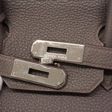 【6ie6806】エルメス ハンドバッグ バーキン30 トゴ エタン シルバー金具 □R刻印【中古】レディース