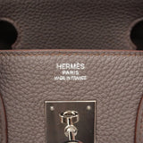 【6ie6806】エルメス ハンドバッグ バーキン30 トゴ エタン シルバー金具 □R刻印【中古】レディース