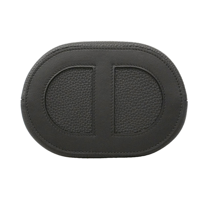 【6ie6807】エルメス ハンドバッグ インザループ18 トリヨンクレマンス ブラック シルバー金具 K刻印【中古】レディース
