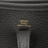 【6ie6808】エルメス ショルダーバッグ エヴリンTPM トリヨンクレマンス ブラック ゴールド金具 K刻印【中古】レディース