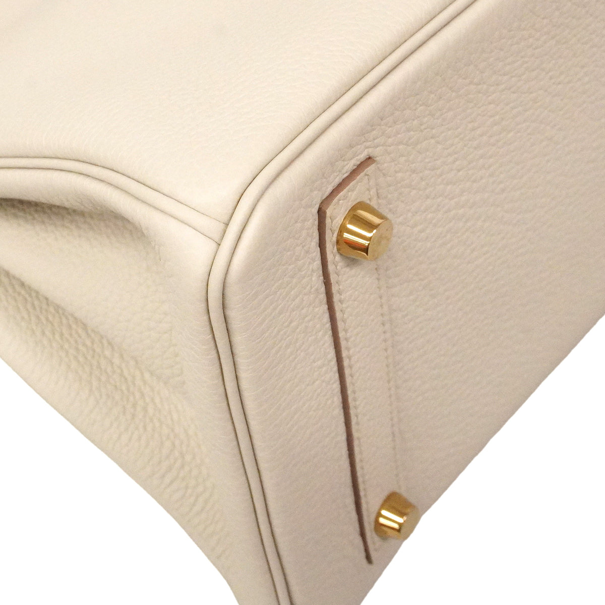 【6ie6811-g】エルメス ハンドバッグ バーキン30 トゴ ベトン ゴールド金具 K刻印【中古】レディース