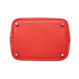 【6ie6818】エルメス ハンドバッグ ピコタンロックPM トリヨンクレマンス ローズジャイプール シルバー金具 □R刻印【中古】レディース