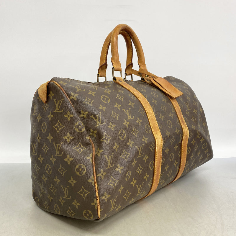 【6ie6823】ルイヴィトン ボストンバッグ モノグラム キーポル45 M41428 ブラウン【中古】メンズ レディース ユニセックス