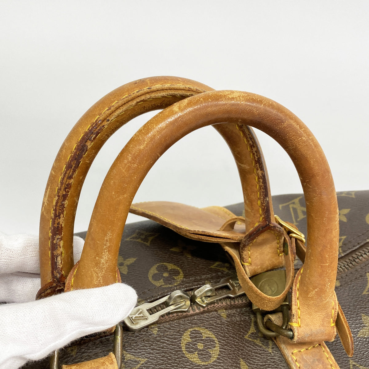 【6ie6823】ルイヴィトン ボストンバッグ モノグラム キーポル45 M41428 ブラウン【中古】メンズ レディース ユニセックス