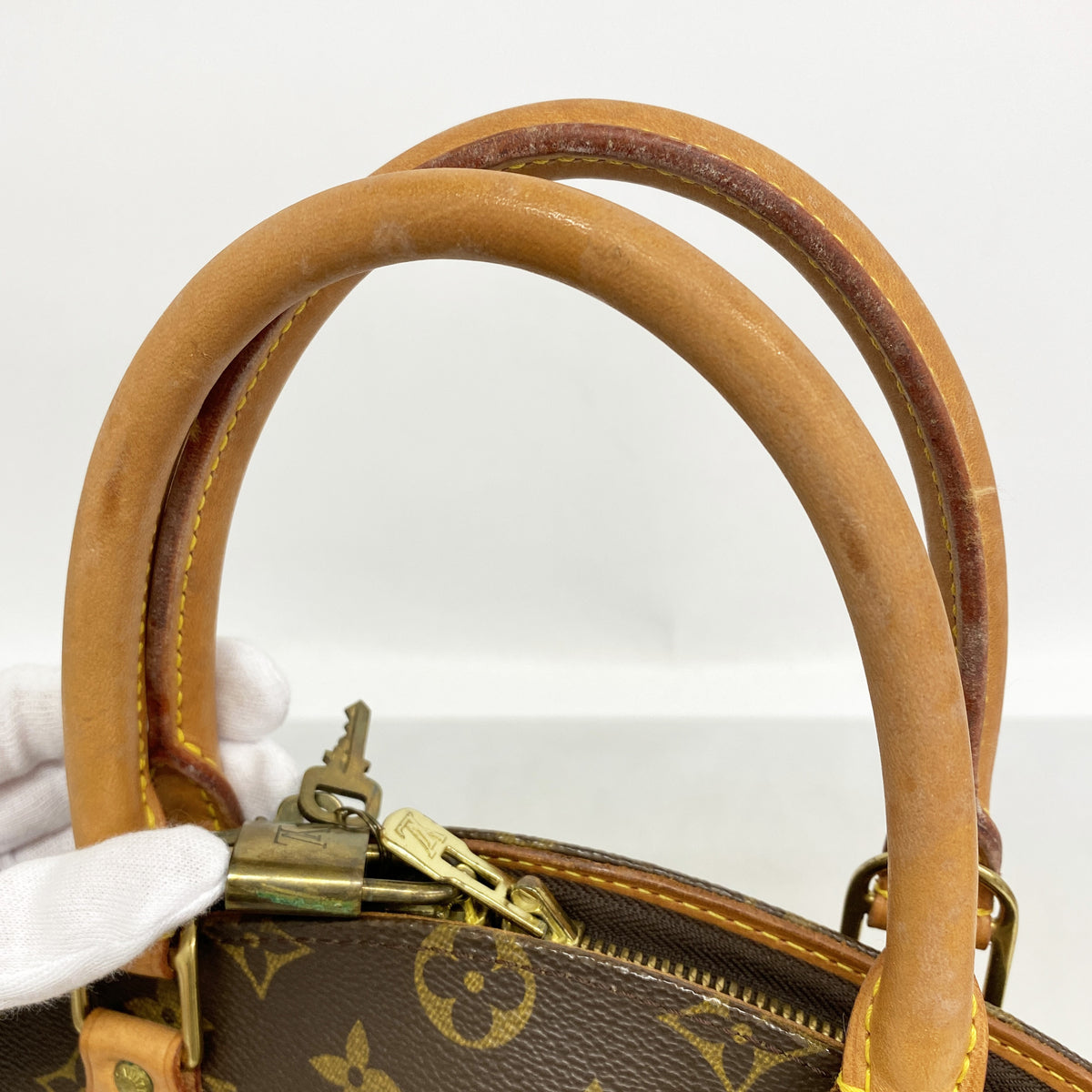 【6ie6826】ルイヴィトン ハンドバッグ モノグラム エリプスPM M51127 ブラウン【中古】レディース