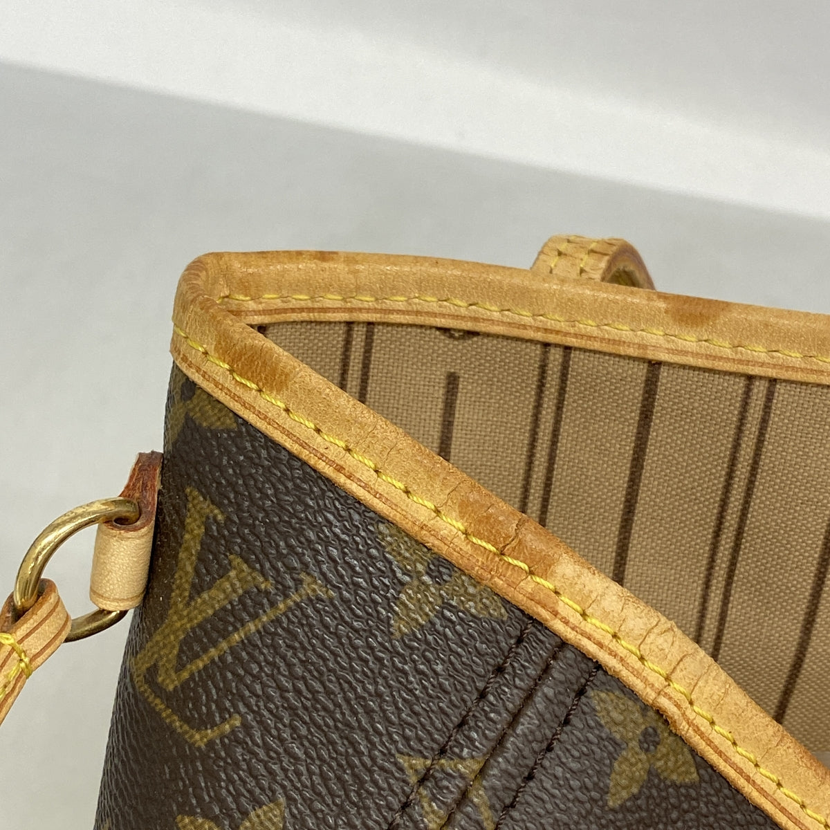 【6ie6827】ルイヴィトン トートバッグ モノグラム ネヴァーフルPM M40155 ブラウン【中古】レディース