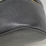【6ie6833】シャネル バニティバッグ キャビアスキン ブラック ゴールド金具【中古】レディース