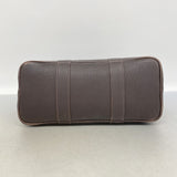 【6ie6835】エルメス トートバッグ プティットサンチュールPM トワルアッシュ ネイビー ブラウン シルバー金具 □J刻印【中古】レディース