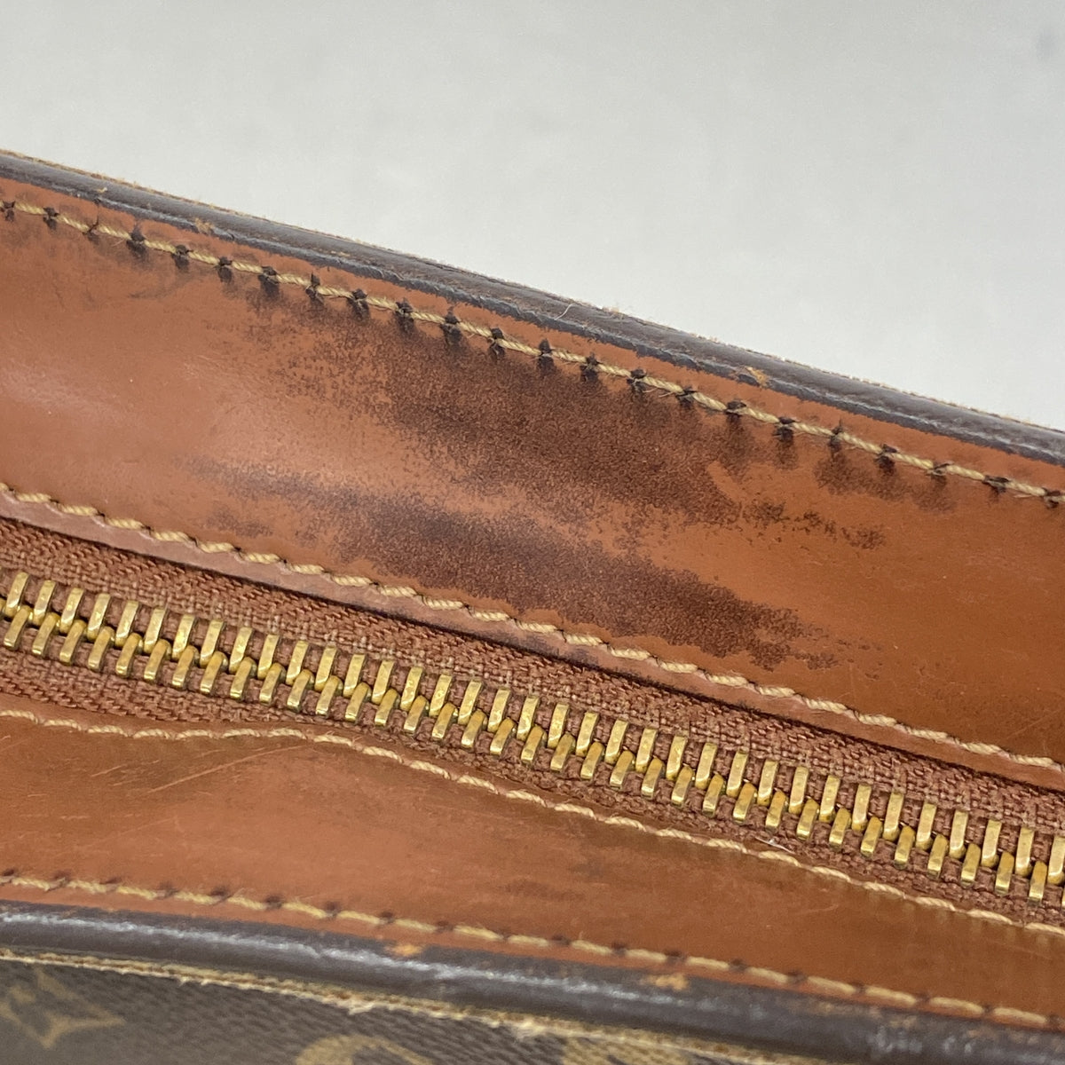 【6ie6844】ルイヴィトン クラッチバッグ モノグラム ポシェットオム M51795 ブラウン【中古】メンズ