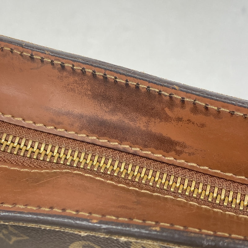 【6ie6844】ルイヴィトン クラッチバッグ モノグラム ポシェットオム M51795 ブラウン【中古】メンズ