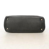 【6ie6852】シャネル トートバッグ エグゼクティブ キャビアスキン ブラック シルバー金具【中古】レディース