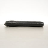 【6ie6853】グッチ 長財布 グッチシマ 408839 レザー ブラック シルバー金具【中古】レディース