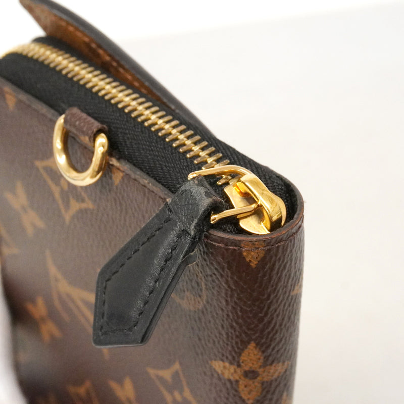 【6ie6859】ルイヴィトン 長財布 モノグラム・リバース ジッピーシャディ M68796 ブラウン【中古】レディース