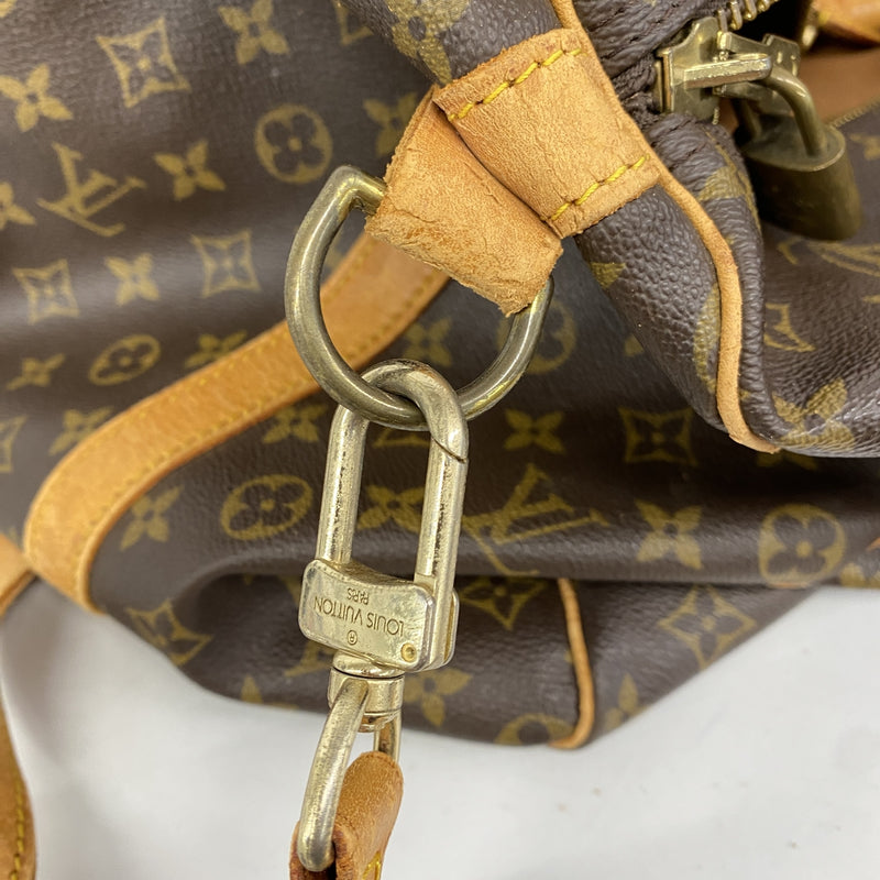 【6ie6881-h】ルイヴィトン ボストンバッグ モノグラム キーポルバンドリエール60 M41412 ブラウン【中古】メンズ レディース ユニセックス
