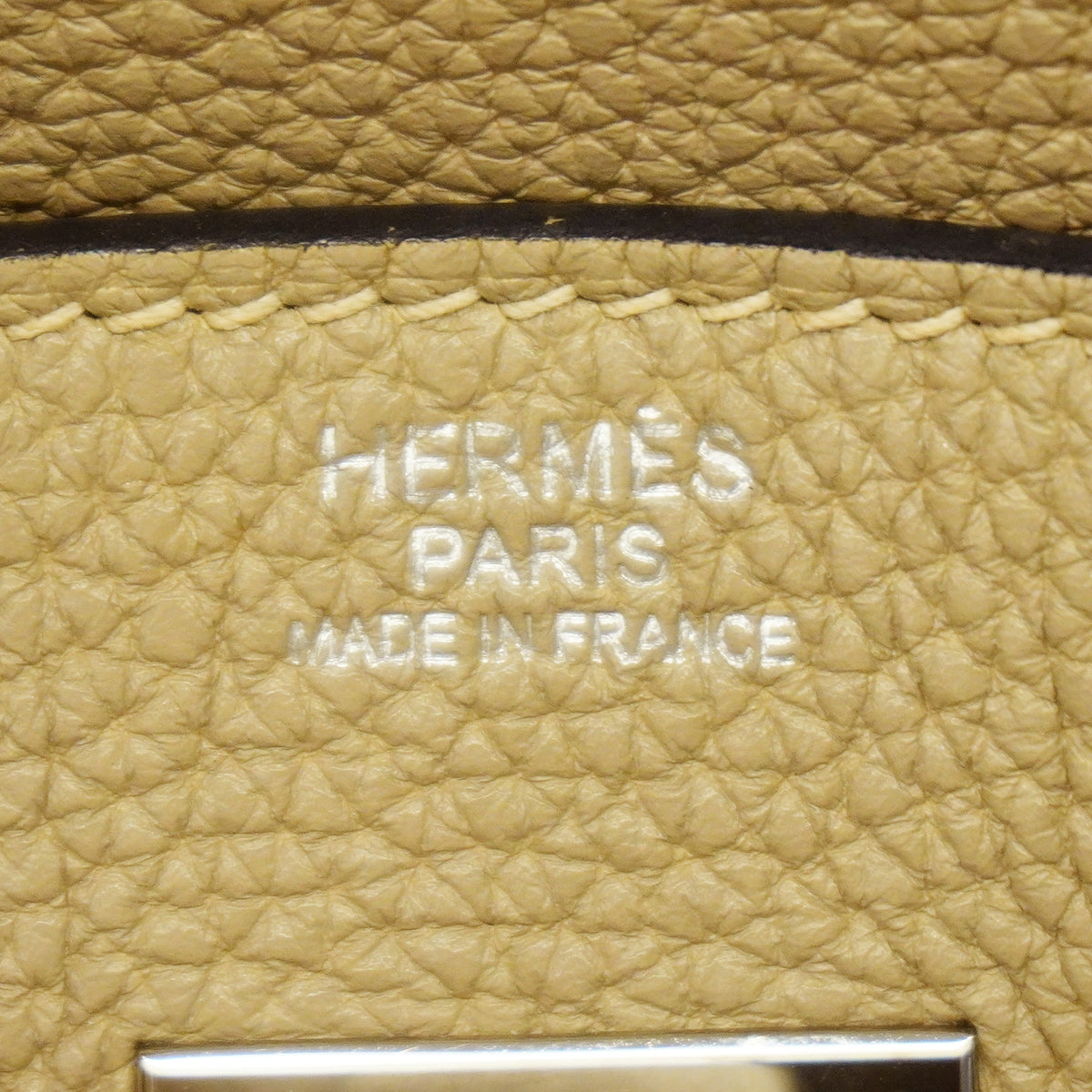 【6ie6890-h】エルメス ハンドバッグ バーキン30 トゴ トゥルティエールグレー シルバー金具 □O刻印【中古】レディース