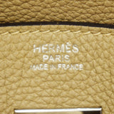 【6ie6890-h】エルメス ハンドバッグ バーキン30 トゴ トゥルティエールグレー シルバー金具 □O刻印【中古】レディース