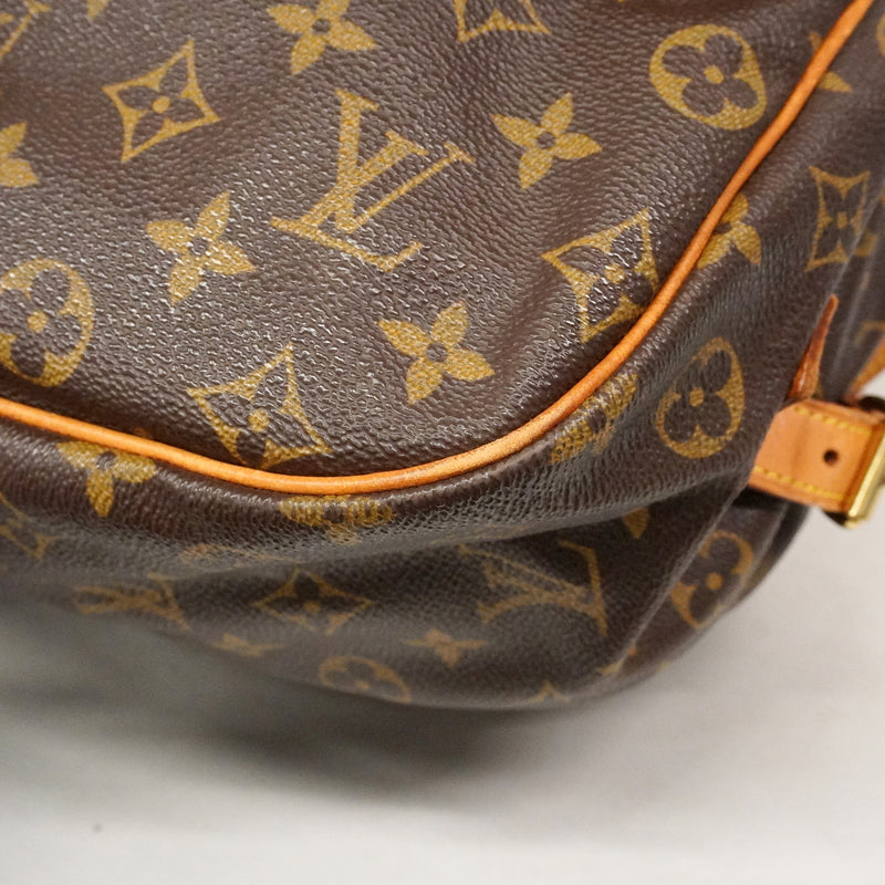 【6ie6894】ルイヴィトン ショルダーバッグ モノグラム ソミュール35 M42254 ブラウン【中古】レディース