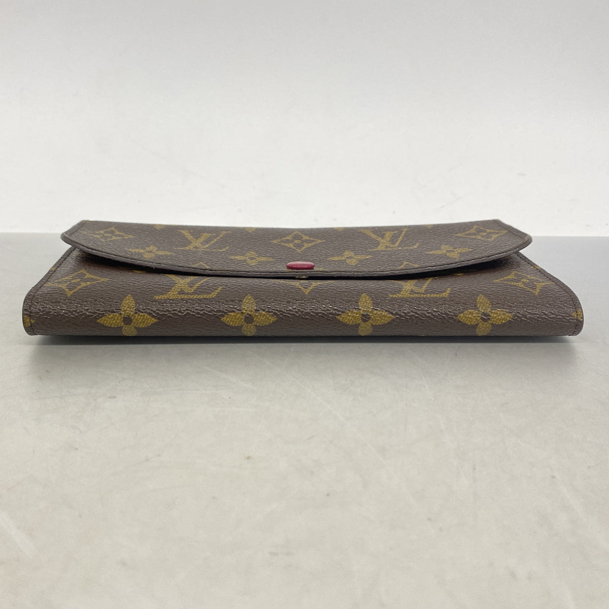 【6ie6914】ルイヴィトン 長財布 モノグラム ポルトフォイユエミリー M60697 フューシャ 【中古】レディース