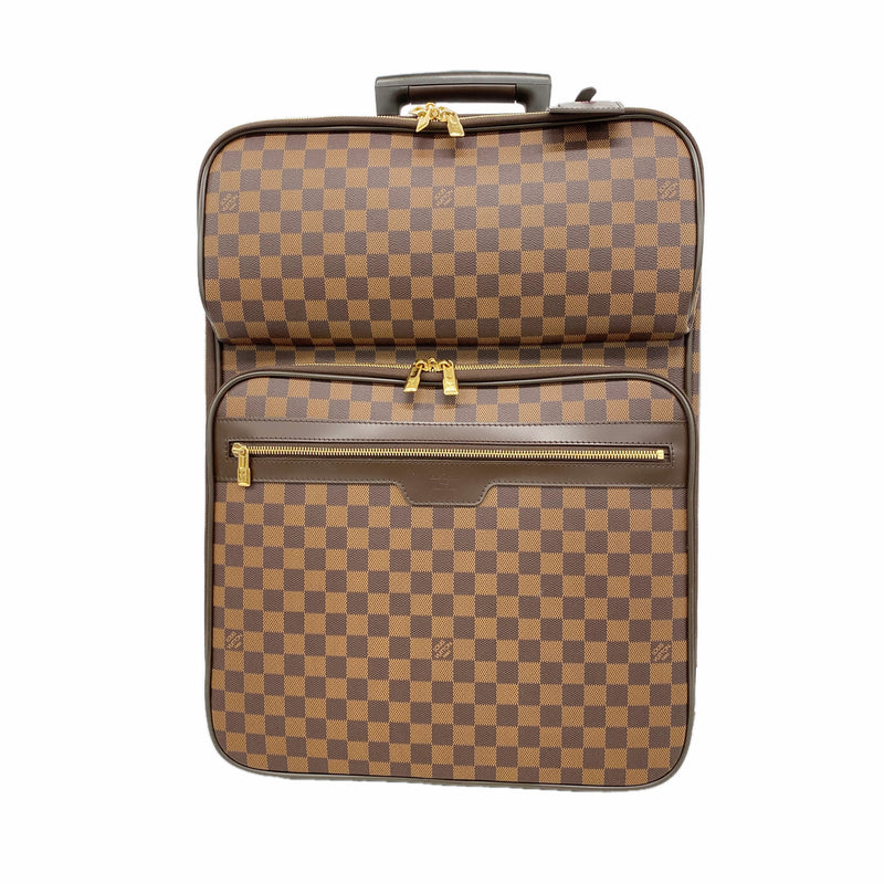 【6ie6916】ルイヴィトン キャリーバッグ ダミエ ぺガス55ビジネス N23297 エベヌ【中古】メンズ レディース ユニセックス