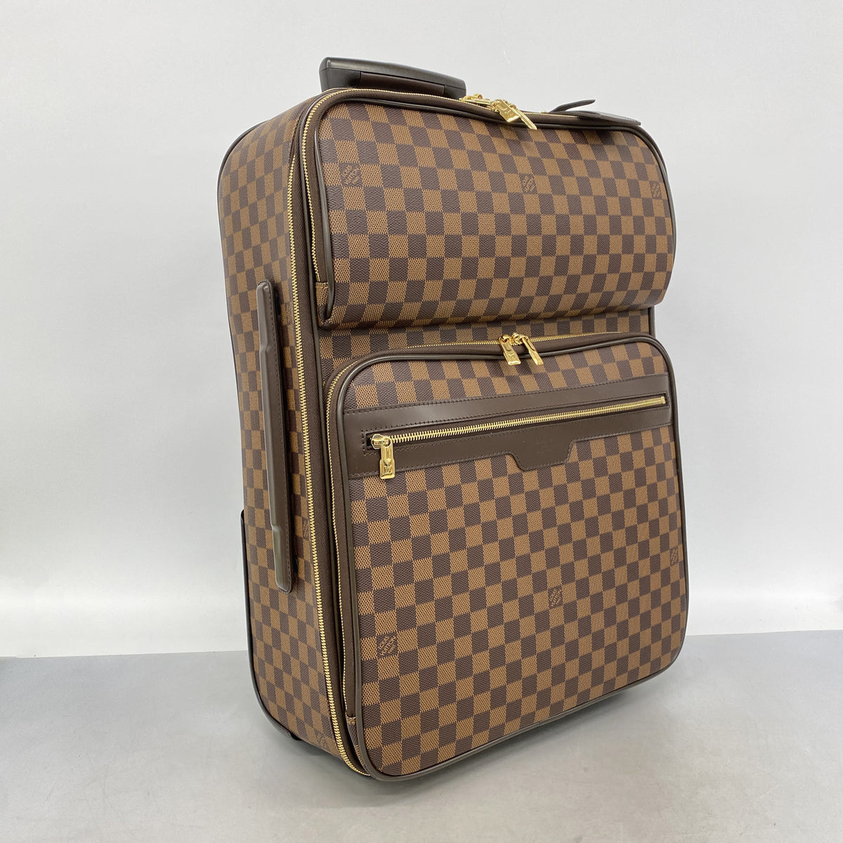 【6ie6916】ルイヴィトン キャリーバッグ ダミエ ぺガス55ビジネス N23297 エベヌ【中古】メンズ レディース ユニセックス