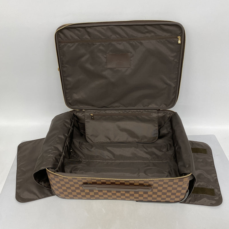 【6ie6916】ルイヴィトン キャリーバッグ ダミエ ぺガス55ビジネス N23297 エベヌ【中古】メンズ レディース ユニセックス