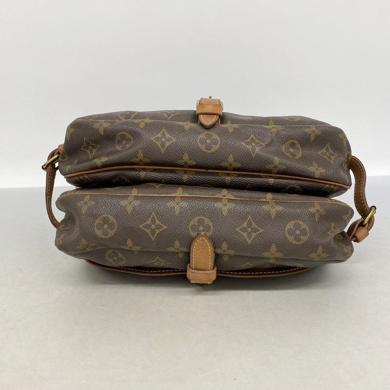 【6ie6920】ルイヴィトン ショルダーバッグ モノグラム ソミュール30 M42256 ブラウン【中古】レディース