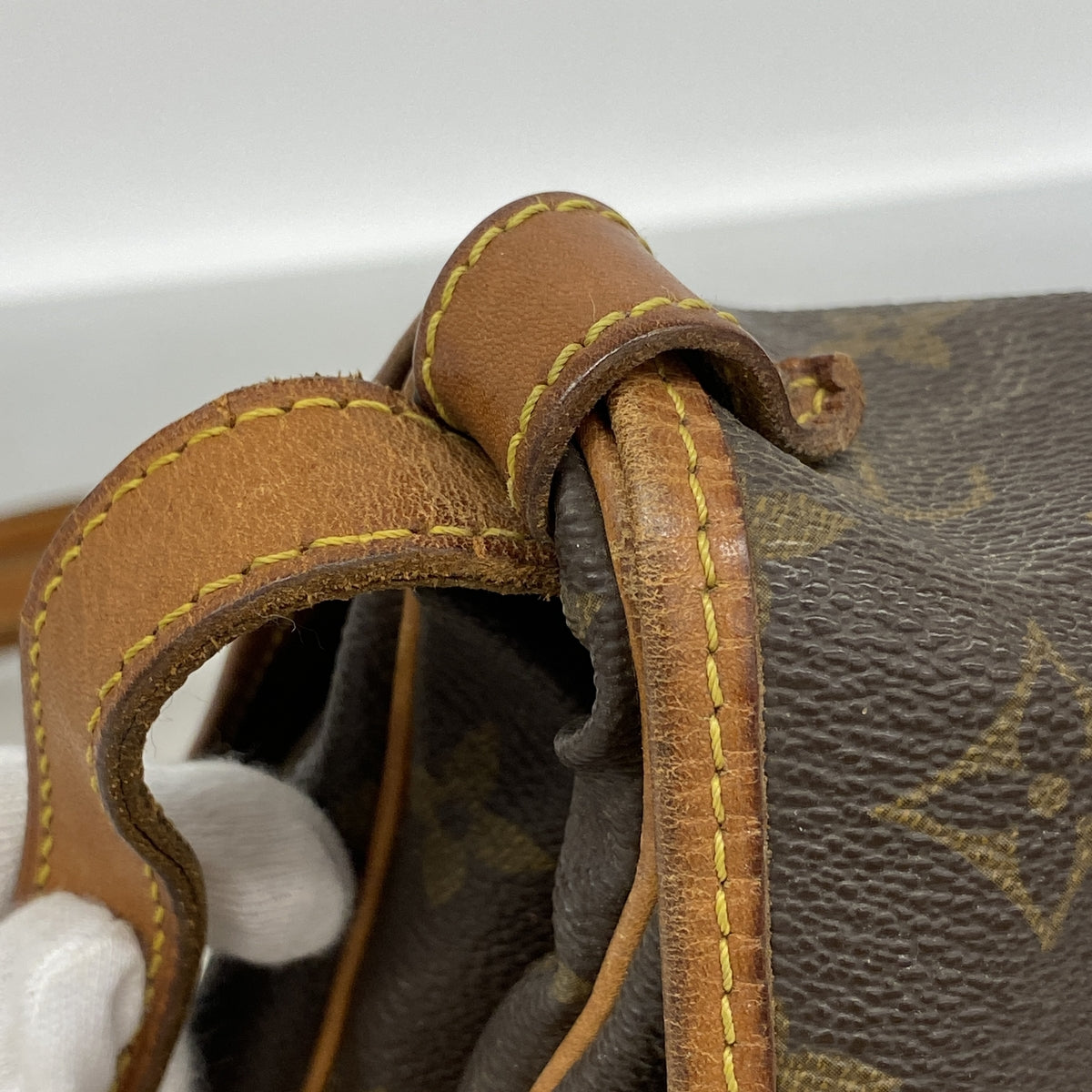 【6ie6920】ルイヴィトン ショルダーバッグ モノグラム ソミュール30 M42256 ブラウン【中古】レディース