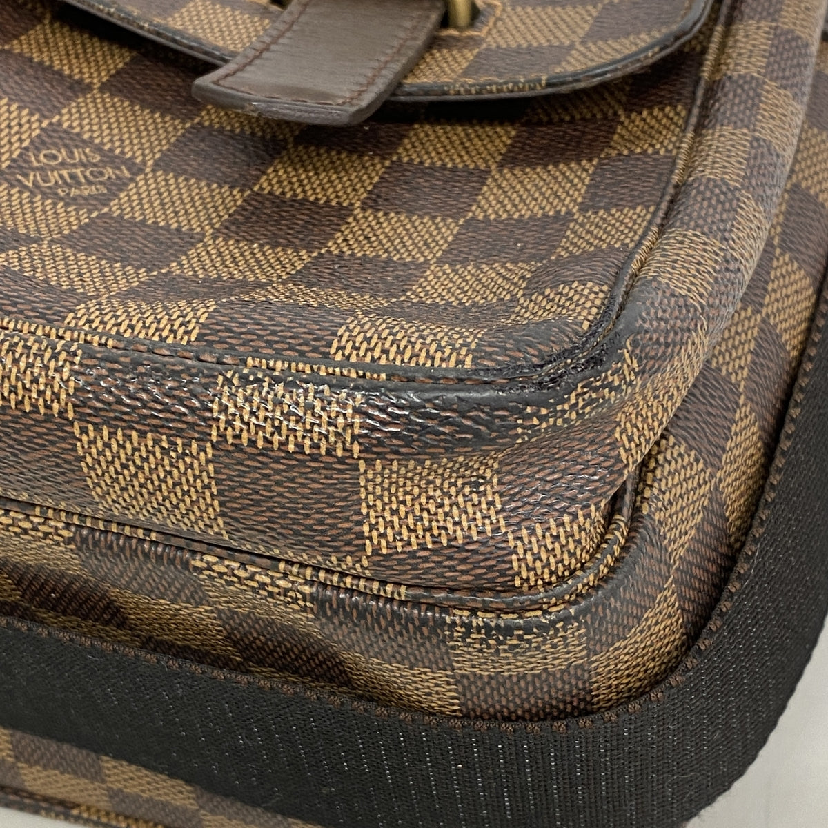 【6ie6931】ルイヴィトン ショルダーバッグ ダミエ ブロードウェイ N42270 エベヌ【中古】メンズ