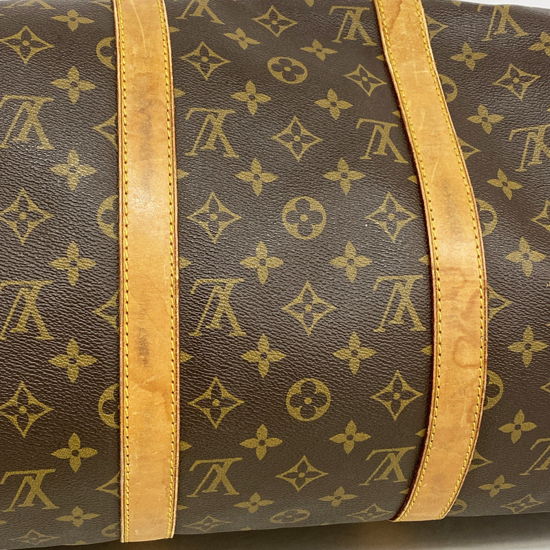 【6ie6933】ルイヴィトン ボストンバッグ モノグラム キーポル50 M41426 ブラウン【中古】メンズ レディース ユニセックス